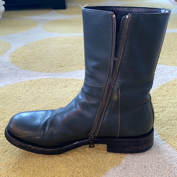 PRADA zip gray boots. Fits 8.5/9 - Picture 3 of 9